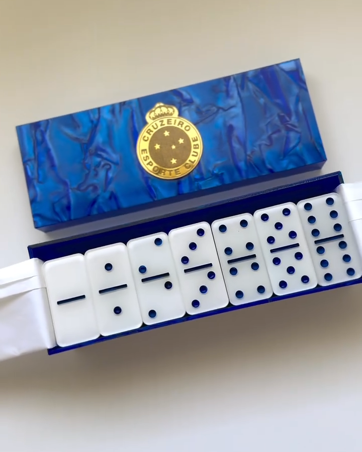 Dominó de Resina Personalizado Cruzeiro – Edição Holográfica