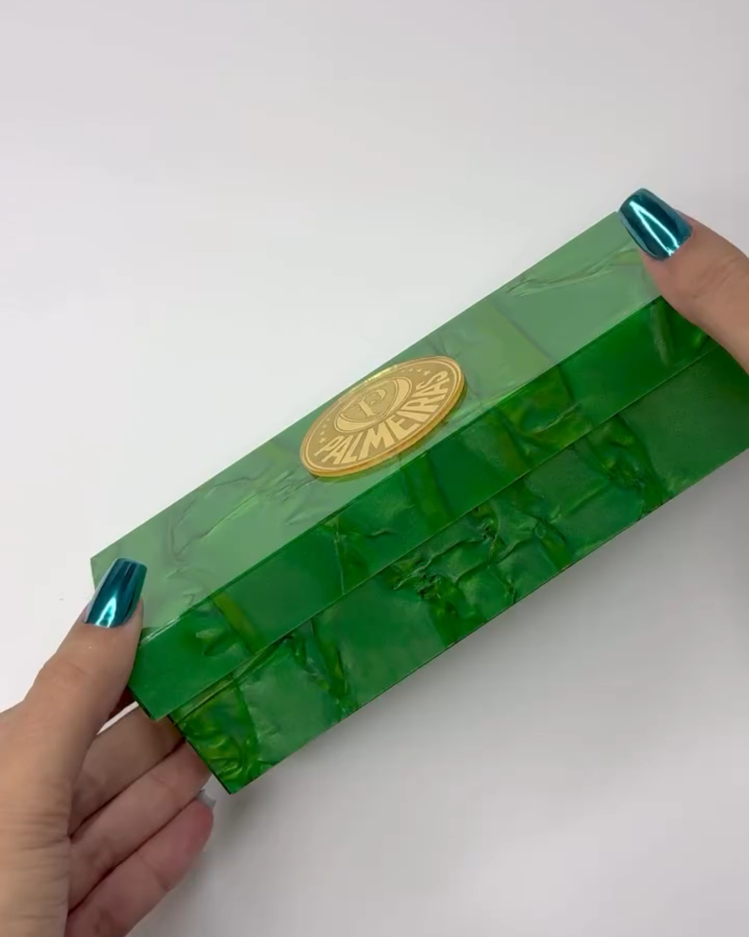 Dominó de Resina Personalizado Palmeiras – Edição Holográfica